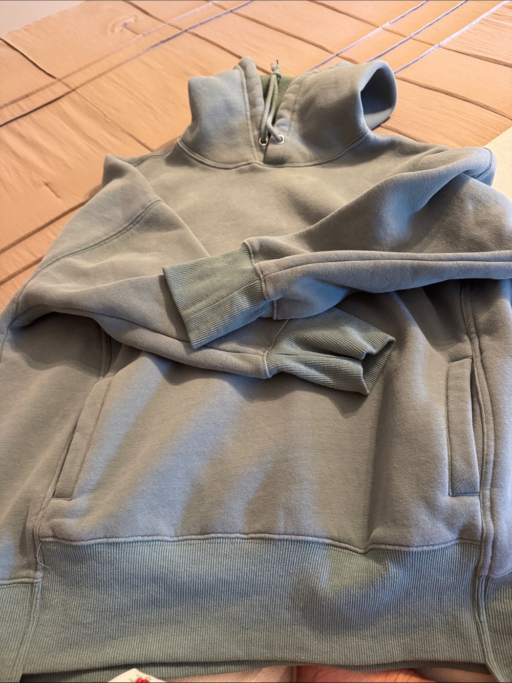Women's Sage Green Hooded Sweatshirt